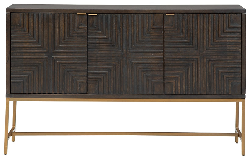 Ashley Express - Elinmore Accent Cabinet at Towne & Country Furniture (AL) furniture, home furniture, home decor, sofa, bedding