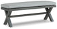 Ashley Express - Elite Park Bench with Cushion at Towne & Country Furniture (AL) furniture, home furniture, home decor, sofa, bedding