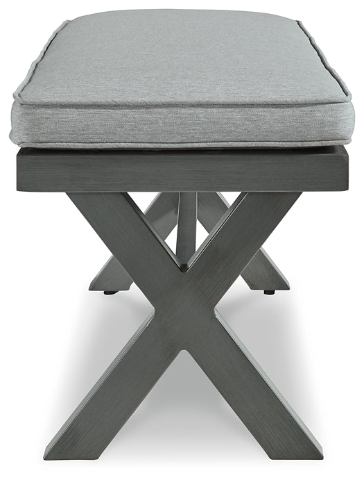 Ashley Express - Elite Park Bench with Cushion at Towne & Country Furniture (AL) furniture, home furniture, home decor, sofa, bedding