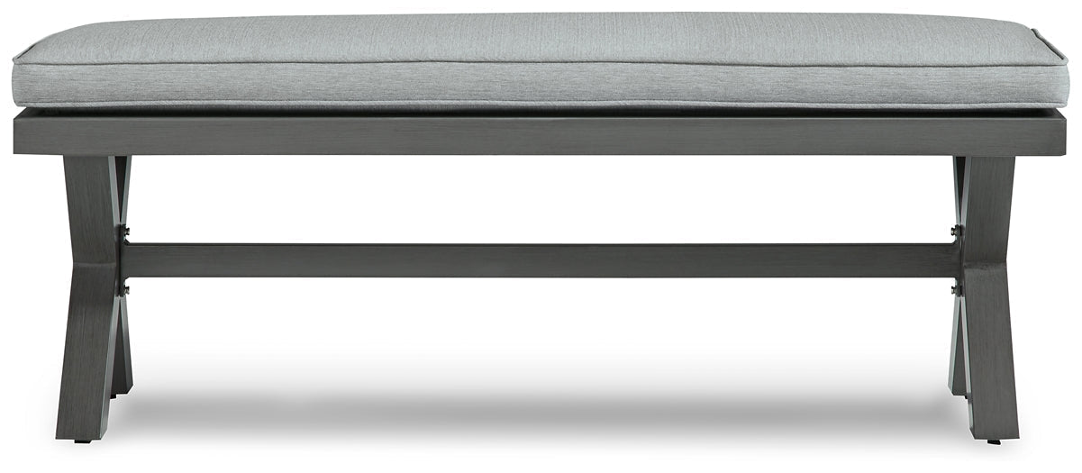 Ashley Express - Elite Park Bench with Cushion at Towne & Country Furniture (AL) furniture, home furniture, home decor, sofa, bedding