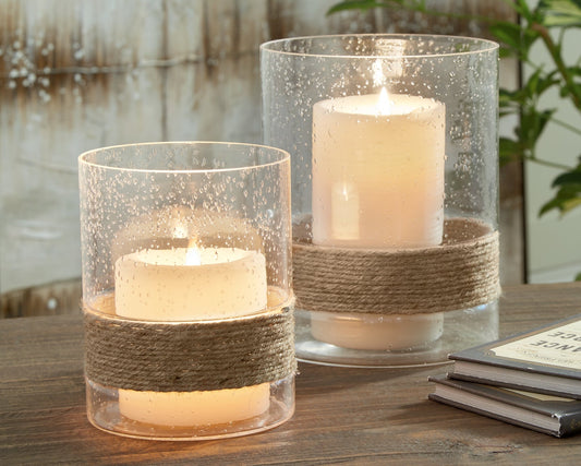 Ashley Express - Eudocia Candle Holder Set (2/CN) at Towne & Country Furniture (AL) furniture, home furniture, home decor, sofa, bedding