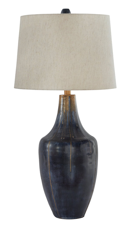 Ashley Express - Evania Metal Table Lamp (1/CN) at Towne & Country Furniture (AL) furniture, home furniture, home decor, sofa, bedding