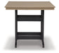Ashley Express - Fairen Trail Square Counter TBL w/UMB OPT at Towne & Country Furniture (AL) furniture, home furniture, home decor, sofa, bedding