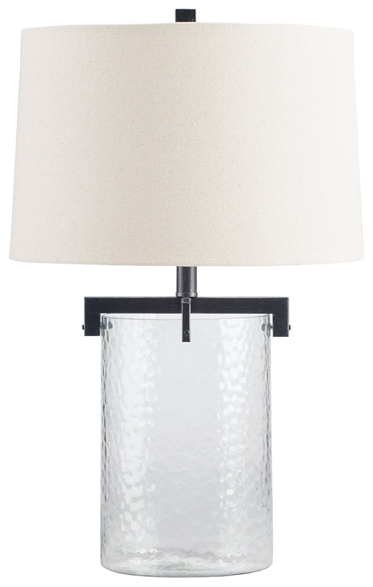 Ashley Express - Fentonley Glass Table Lamp (1/CN) at Towne & Country Furniture (AL) furniture, home furniture, home decor, sofa, bedding