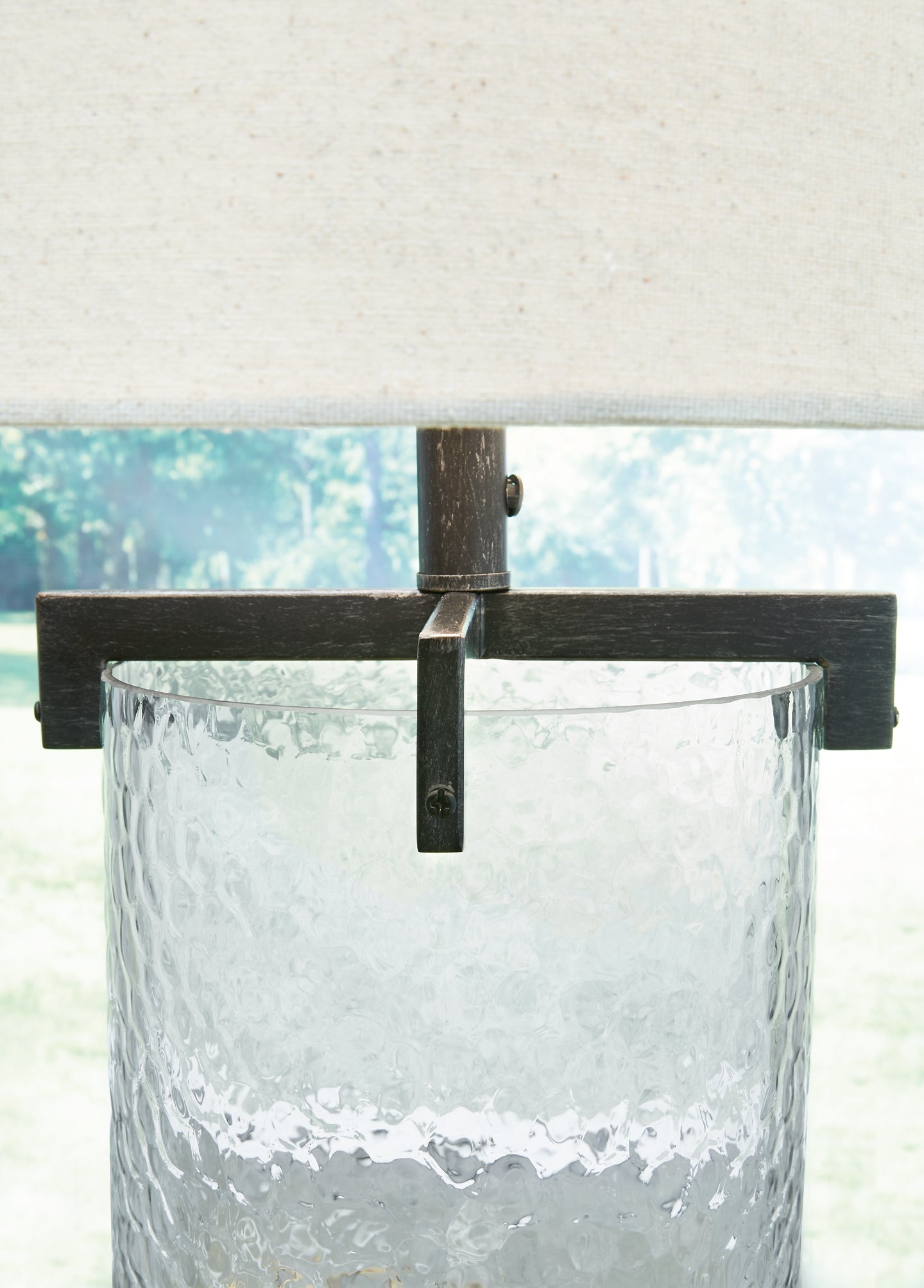 Ashley Express - Fentonley Glass Table Lamp (1/CN) at Towne & Country Furniture (AL) furniture, home furniture, home decor, sofa, bedding