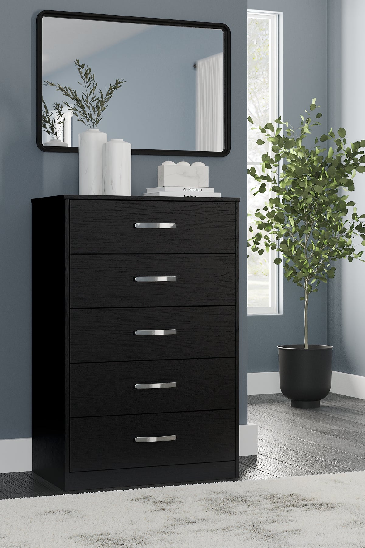 Ashley Express - Finch Five Drawer Chest at Towne & Country Furniture (AL) furniture, home furniture, home decor, sofa, bedding