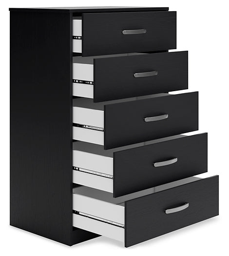 Ashley Express - Finch Five Drawer Chest at Towne & Country Furniture (AL) furniture, home furniture, home decor, sofa, bedding