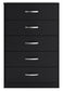 Ashley Express - Finch Five Drawer Chest at Towne & Country Furniture (AL) furniture, home furniture, home decor, sofa, bedding