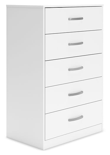 Ashley Express - Flannia Five Drawer Chest at Towne & Country Furniture (AL) furniture, home furniture, home decor, sofa, bedding