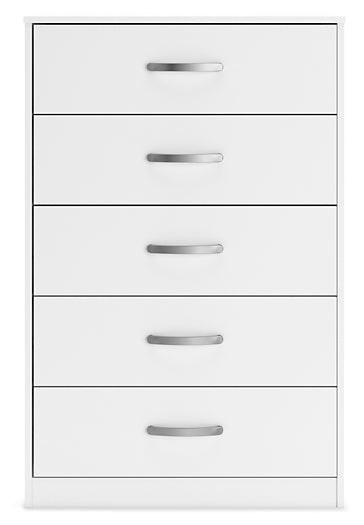 Ashley Express - Flannia Five Drawer Chest at Towne & Country Furniture (AL) furniture, home furniture, home decor, sofa, bedding