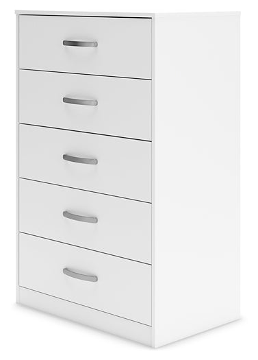 Ashley Express - Flannia Five Drawer Chest at Towne & Country Furniture (AL) furniture, home furniture, home decor, sofa, bedding