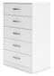 Ashley Express - Flannia Five Drawer Chest at Towne & Country Furniture (AL) furniture, home furniture, home decor, sofa, bedding