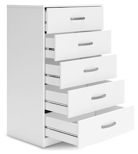 Ashley Express - Flannia Five Drawer Chest at Towne & Country Furniture (AL) furniture, home furniture, home decor, sofa, bedding