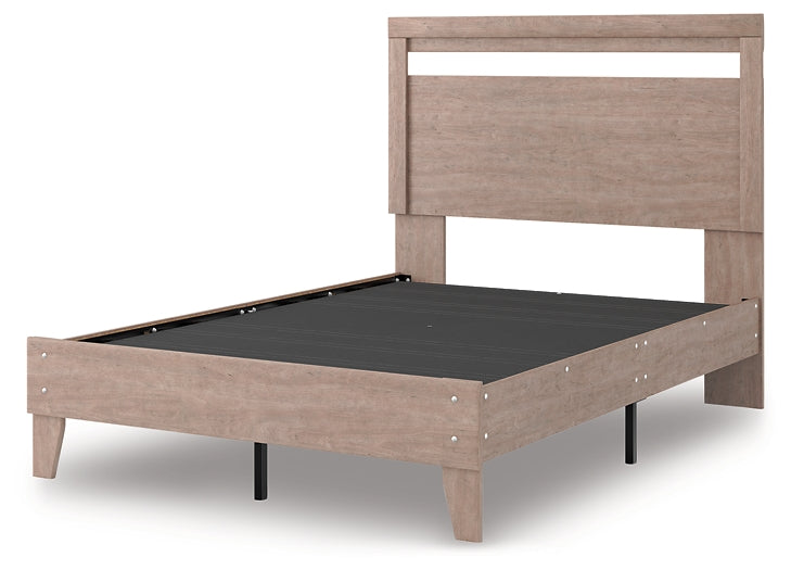 Ashley Express - Flannia  Panel Platform Bed at Towne & Country Furniture (AL) furniture, home furniture, home decor, sofa, bedding