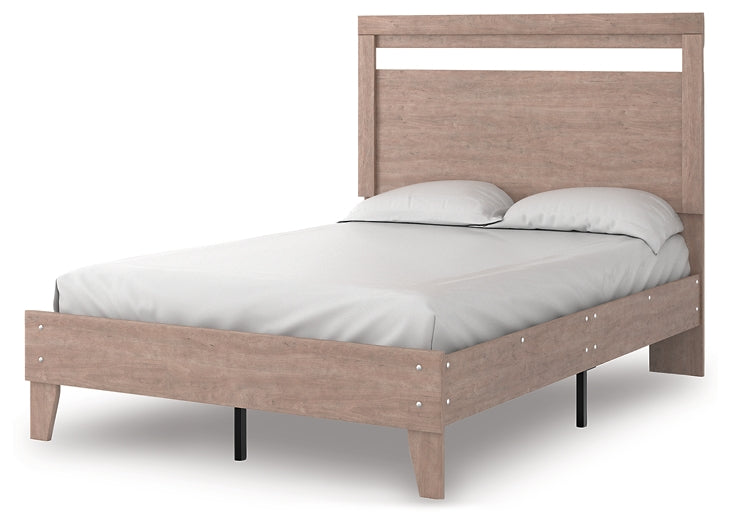 Ashley Express - Flannia  Panel Platform Bed at Towne & Country Furniture (AL) furniture, home furniture, home decor, sofa, bedding