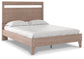 Ashley Express - Flannia Queen Panel Platform Bed with 2 Nightstands at Towne & Country Furniture (AL) furniture, home furniture, home decor, sofa, bedding