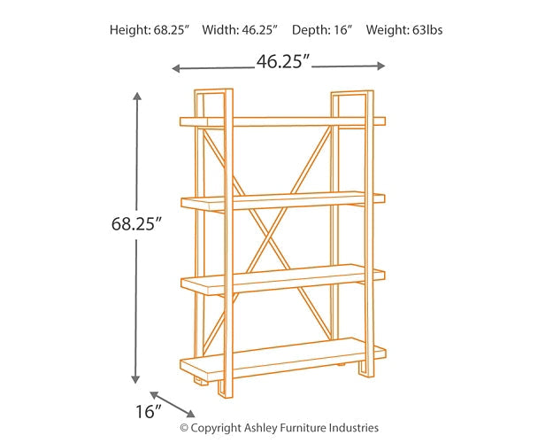 Ashley Express - Forestmin Bookcase at Towne & Country Furniture (AL) furniture, home furniture, home decor, sofa, bedding
