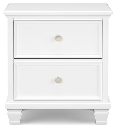 Ashley Express - Fortman Two Drawer Night Stand at Towne & Country Furniture (AL) furniture, home furniture, home decor, sofa, bedding