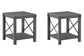 Ashley Express - Freedan 2 End Tables at Towne & Country Furniture (AL) furniture, home furniture, home decor, sofa, bedding