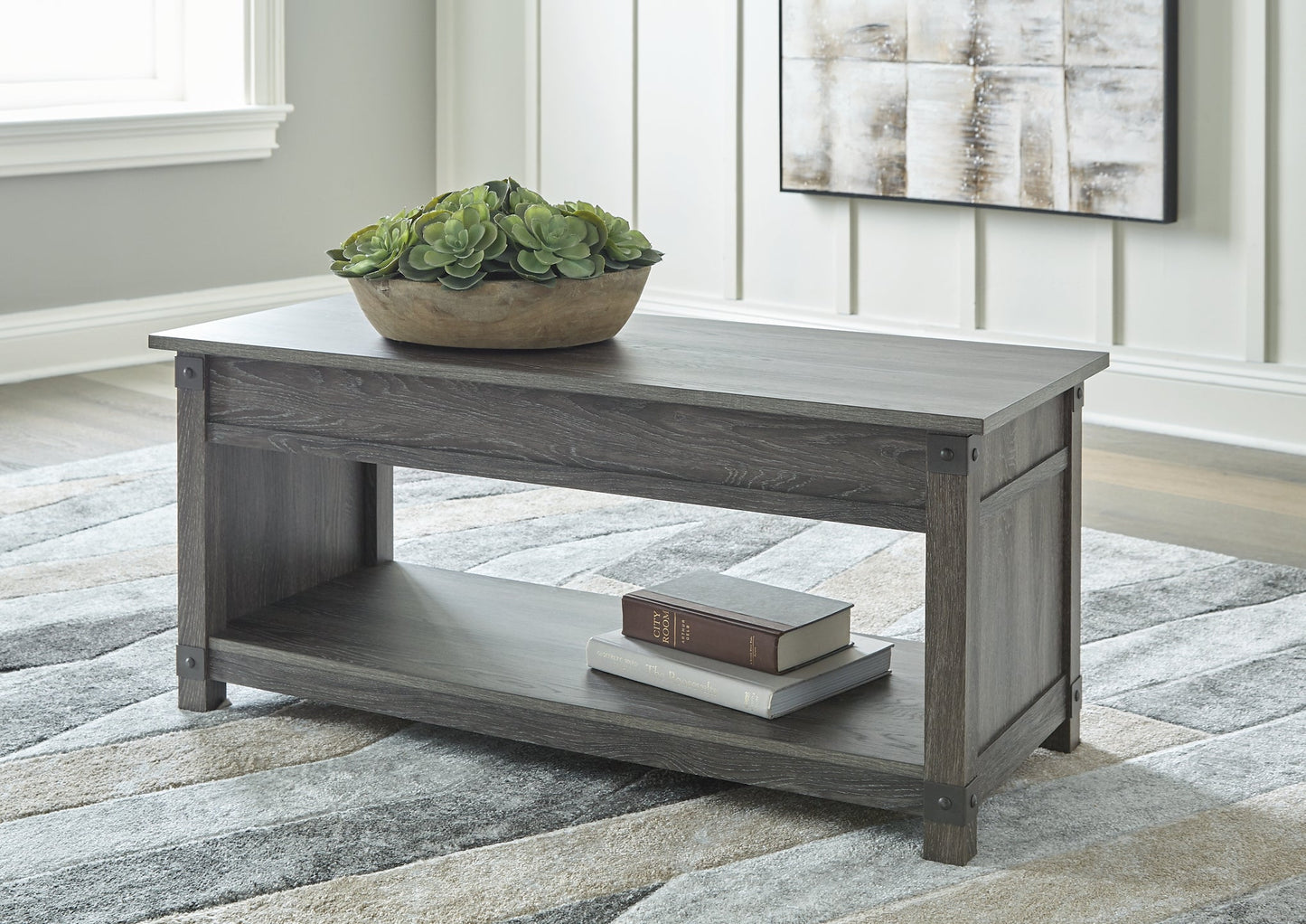 Ashley Express - Freedan Coffee Table with 1 End Table at Towne & Country Furniture (AL) furniture, home furniture, home decor, sofa, bedding