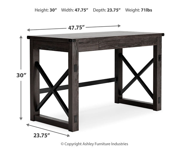 Ashley Express - Freedan Home Office Desk at Towne & Country Furniture (AL) furniture, home furniture, home decor, sofa, bedding
