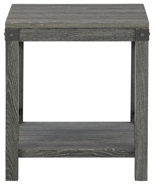 Ashley Express - Freedan Square End Table at Towne & Country Furniture (AL) furniture, home furniture, home decor, sofa, bedding