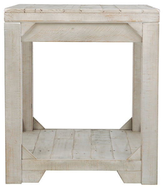 Ashley Express - Fregine Rectangular End Table at Towne & Country Furniture (AL) furniture, home furniture, home decor, sofa, bedding