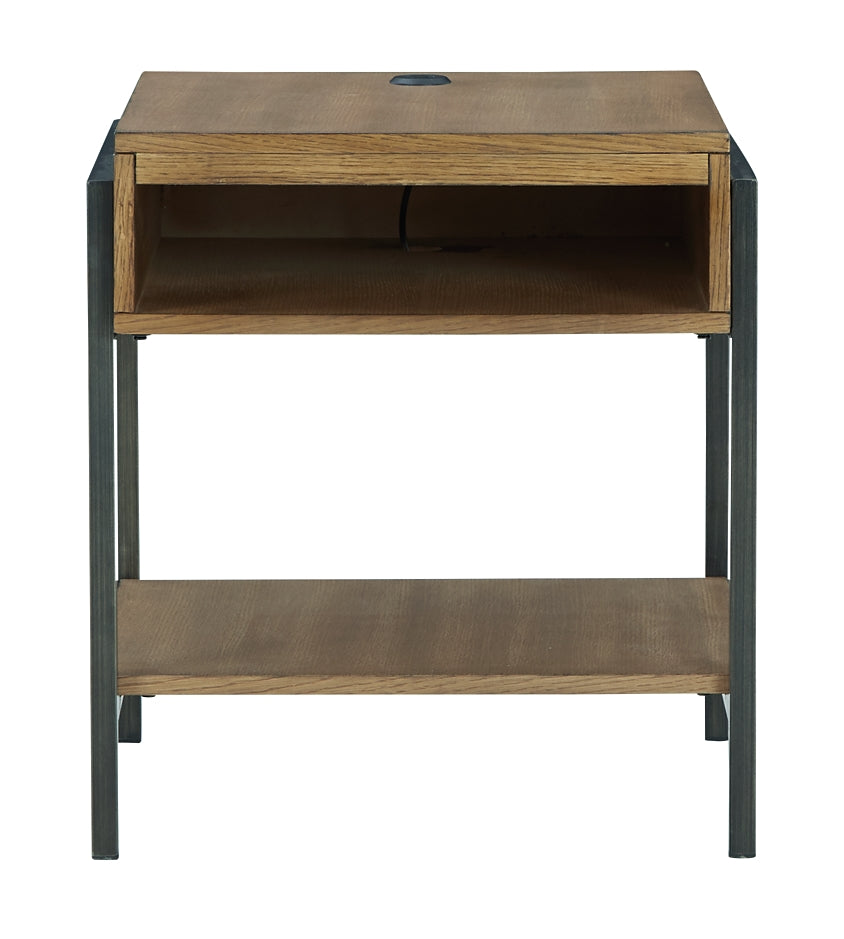 Ashley Express - Fridley Rectangular End Table at Towne & Country Furniture (AL) furniture, home furniture, home decor, sofa, bedding