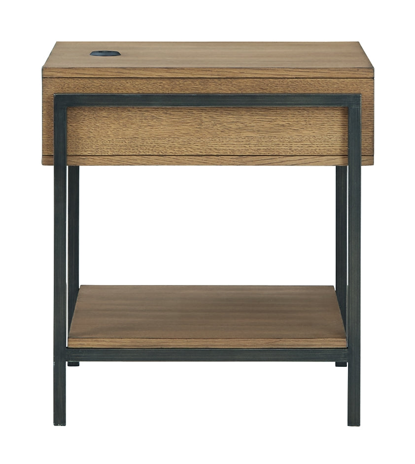 Ashley Express - Fridley Rectangular End Table at Towne & Country Furniture (AL) furniture, home furniture, home decor, sofa, bedding