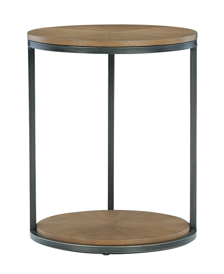 Ashley Express - Fridley Round End Table at Towne & Country Furniture (AL) furniture, home furniture, home decor, sofa, bedding