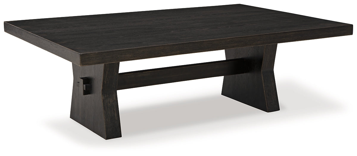 Ashley Express - Galliden Rectangular Cocktail Table at Towne & Country Furniture (AL) furniture, home furniture, home decor, sofa, bedding