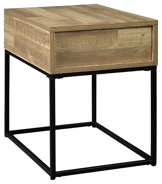 Ashley Express - Gerdanet Rectangular End Table at Towne & Country Furniture (AL) furniture, home furniture, home decor, sofa, bedding