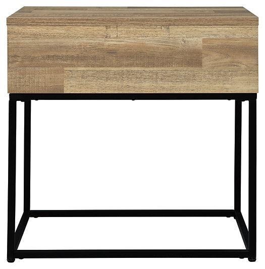 Ashley Express - Gerdanet Rectangular End Table at Towne & Country Furniture (AL) furniture, home furniture, home decor, sofa, bedding