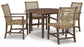 Ashley Express - Germalia Outdoor Dining Table and 4 Chairs at Towne & Country Furniture (AL) furniture, home furniture, home decor, sofa, bedding