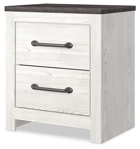 Ashley Express - Gerridan Two Drawer Night Stand at Towne & Country Furniture (AL) furniture, home furniture, home decor, sofa, bedding