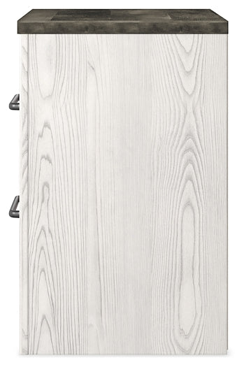 Ashley Express - Gerridan Two Drawer Night Stand at Towne & Country Furniture (AL) furniture, home furniture, home decor, sofa, bedding