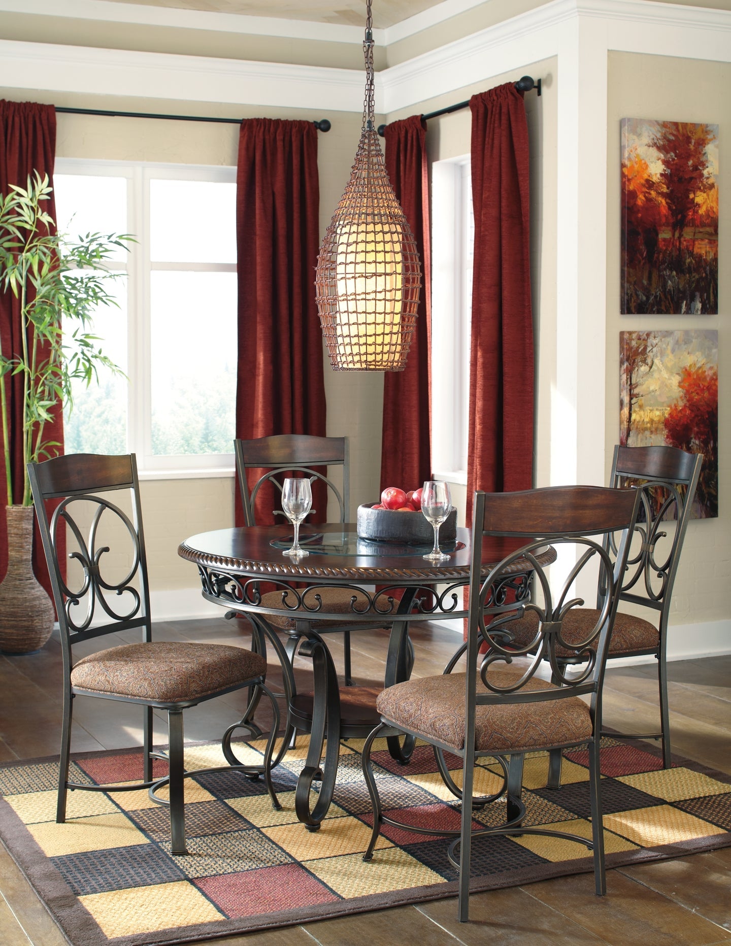 Ashley Express - Glambrey Round Dining Room Table at Towne & Country Furniture (AL) furniture, home furniture, home decor, sofa, bedding