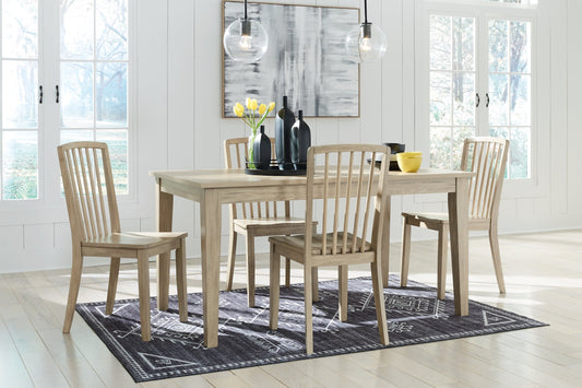 Ashley Express - Gleanville Dining Table and 4 Chairs at Towne & Country Furniture (AL) furniture, home furniture, home decor, sofa, bedding