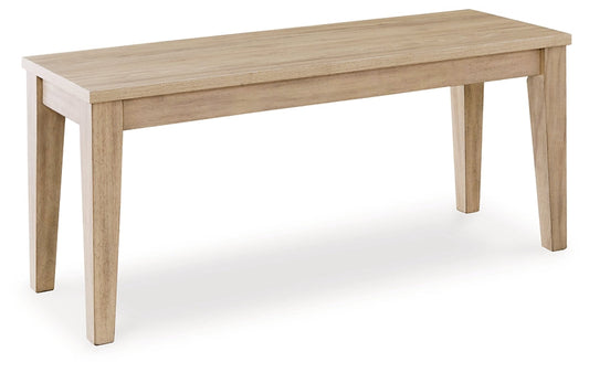 Ashley Express - Gleanville Large Dining Room Bench at Towne & Country Furniture (AL) furniture, home furniture, home decor, sofa, bedding