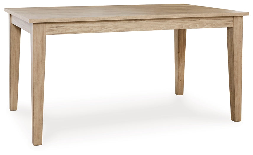 Ashley Express - Gleanville Rectangular Dining Room Table at Towne & Country Furniture (AL) furniture, home furniture, home decor, sofa, bedding