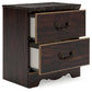 Ashley Express - Glosmount Two Drawer Night Stand at Towne & Country Furniture (AL) furniture, home furniture, home decor, sofa, bedding