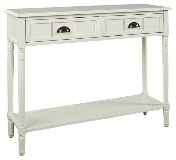 Ashley Express - Goverton Console Sofa Table at Towne & Country Furniture (AL) furniture, home furniture, home decor, sofa, bedding