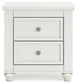 Ashley Express - Grantoni Two Drawer Night Stand at Towne & Country Furniture (AL) furniture, home furniture, home decor, sofa, bedding