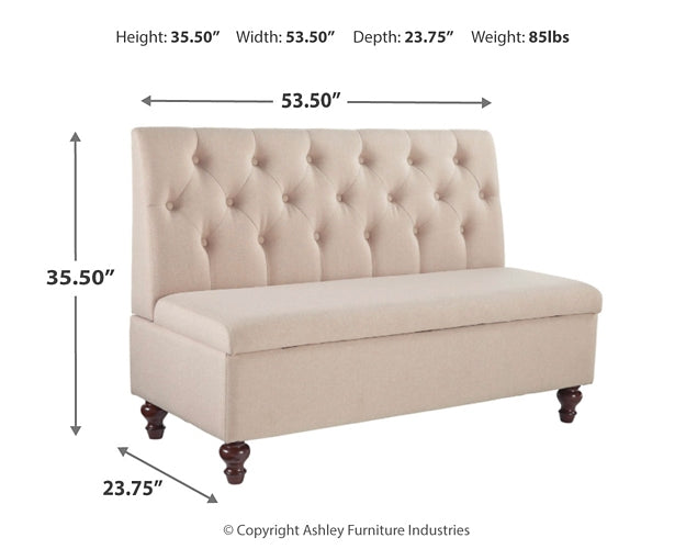 Ashley Express - Gwendale Storage Bench at Towne & Country Furniture (AL) furniture, home furniture, home decor, sofa, bedding