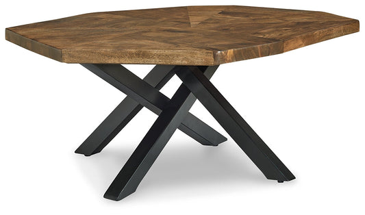 Ashley Express - Haileeton Oval Cocktail Table at Towne & Country Furniture (AL) furniture, home furniture, home decor, sofa, bedding
