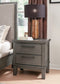 Ashley Express - Hallanden Two Drawer Night Stand at Towne & Country Furniture (AL) furniture, home furniture, home decor, sofa, bedding
