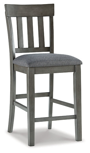 Ashley Express - Hallanden Upholstered Barstool (2/CN) at Towne & Country Furniture (AL) furniture, home furniture, home decor, sofa, bedding