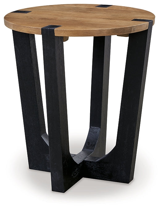 Ashley Express - Hanneforth Round End Table at Towne & Country Furniture (AL) furniture, home furniture, home decor, sofa, bedding