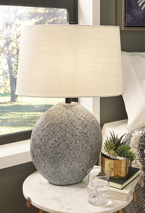 Ashley Express - Harif Paper Table Lamp (1/CN) at Towne & Country Furniture (AL) furniture, home furniture, home decor, sofa, bedding