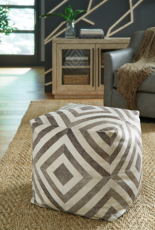 Ashley Express - Hartselle Pouf at Towne & Country Furniture (AL) furniture, home furniture, home decor, sofa, bedding